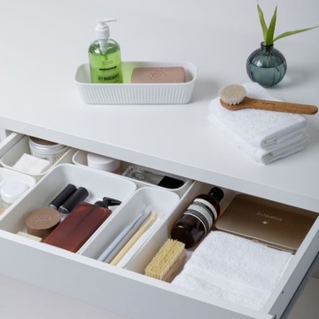 Pojemnik Organizer na biurko blat Koszyk Wkład x 4