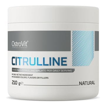 OstroVit Supreme Pure Citrulline 210 g CYTRULINA 3000 mg CZYSTA Jabłczan