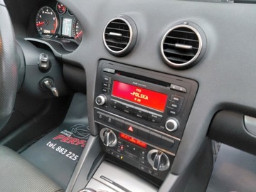 Audi A3 8P Hatchback 3d 1.4 TFSI 125KM 2010 Audi A3 Sportback Lift LED Klimatronik Elektryka Serwis 1.4 Benzyna 125KM, zdjęcie 13