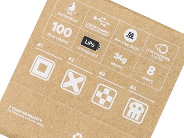 ЗАДНИЙ ВЕЛОСИПЕДНЫЙ ФОНАРЬ KNOG BLINDER GRID 8 РЕЖИМОВ 100 лм С ЗАРЯДКОЙ от USB