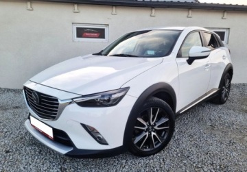 Mazda CX-3 Crossover 1.5 SKY-D 105KM 2016 Mazda CX-3 Sliczna 1.5 Diesel AUTOMAT Bogata Wersja ORYGINAL Zadbana 4x4 A