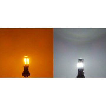 P21/5W, BAY15D LED 12V CANBUS бело-оранжевый