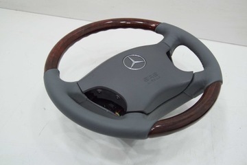 КОЖАНЫЙ РУЛЕВАЯ ПОДУШКА БЕЗОПАСНОСТИ ДЕРЕВЯННАЯ MERCEDES CL W215
