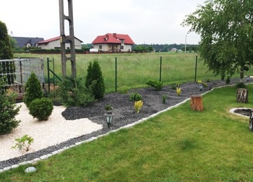 Черная крупа декоративный базальтовый камень 10 кг