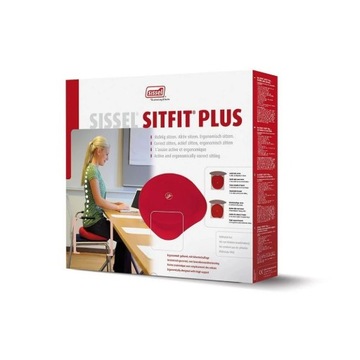 Sissel Sitfit Plus poduszka sensomotoryczna asymetryczna 37cm czerwona