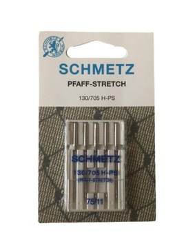 IGŁY PÓŁPŁASKIE SCHMETZ 130-705H STRETCH 75 - 5szt