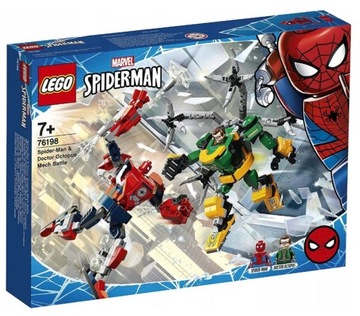LEGO Super Heroes Bitwa Mechów Spider i Dr 76198