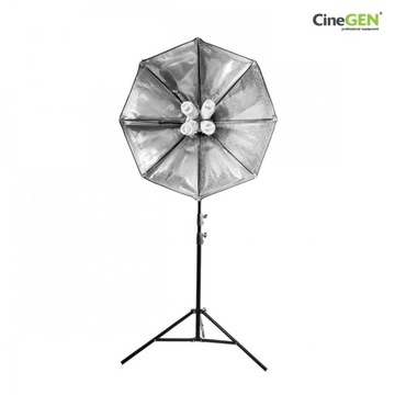Softbox żarówka 1600W statyw WYSOKI JASNA LAMPA