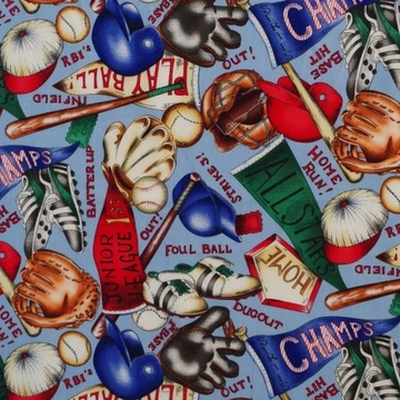 1 Yard Cotton Fabric For Cloth, Bag, Bedding, Baseball gloves, hats, shoes