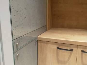 Стеклянная панель Optiwhite 60x80 + крепления ЧЕРНЫЙ