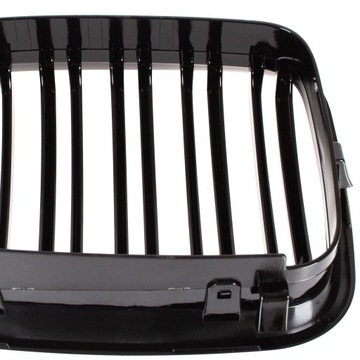 Nerki grill kratka czarne BMW 3 E46 97-00 przed liftingiem podwójne żeberka