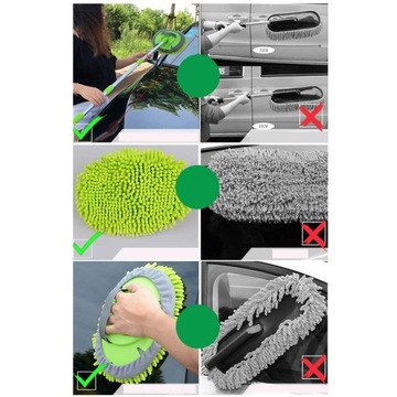 ТЕЛЕСКОПИЧЕСКАЯ ЩЕТКА ДЛЯ МОЙКИ АВТОМОБИЛЯ ЩЕТКА ДЛЯ ЧИСТКИ АВТОМОБИЛЯ 2 В 1