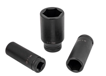 ПНЕВМАТИЧЕСКИЙ УДАРНЫЙ КЛЮЧ ДЛЯ КОЛЕС 1/2 BJC STRONG 1850NM НАБОР ГОЛОВОК 8-32
