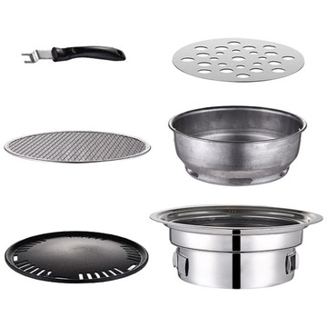 Korean BBQ Grill BBQ Stove Indoor/Outdoor Grill Without Stove Frame 23.5cm