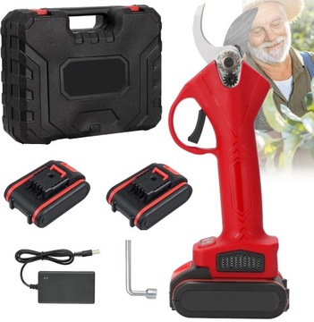 Электрические аккумуляторные секаторы 21В до 30мм +2AKU