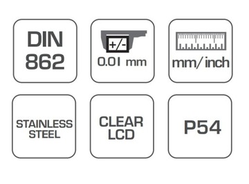 Цифровой штангенциркуль Hoegert Technik