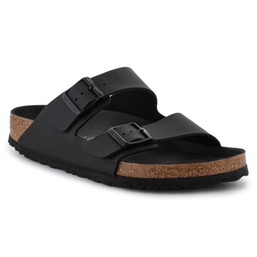 Czarne Syntetyk Buty Klapki Birkenstock r.41