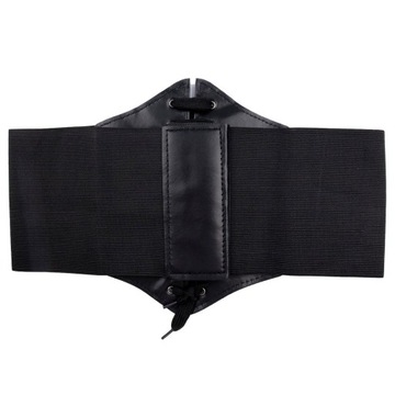 ПОЯС, широкий пояс, черный РЕЗИНОВЫЙ КОРСЕТ НА ШНУРОВКЕ