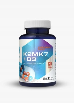 Witamina K2 Mk7 + D3 (120 kaps.)