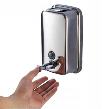 Ręczny dozownik mydła ścienny 1510 500 ml chromu