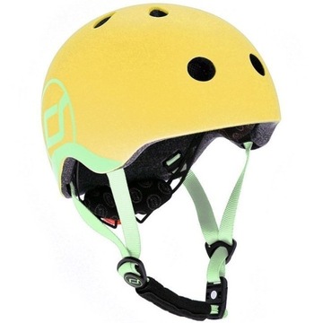 КОМПЛЕКТ SCOOTANDRIDE Lemon СКУТЕР и езда 2 в 1 + ШЛЕМ со светодиодной подсветкой XXS-S 1+