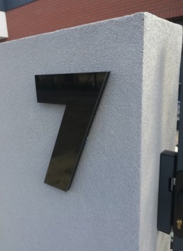 Podświetlany NUMER NA DOM 50cm wys, 1 Cyfra efekt HALO LED