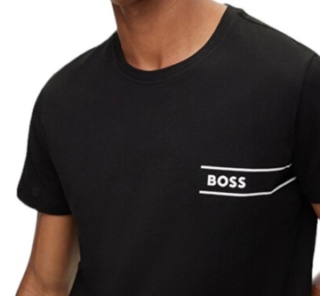 Hugo Boss Koszulka T-shirt męski 50499335-001 czarny r. L