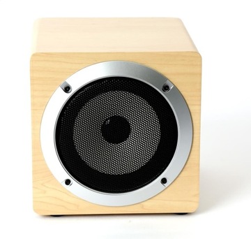 OMEGA SPEAKER GŁOŚNIK WOODEN 3 5W BLUETOOTH V4.2 BROWN TWS SYSTEM [44154] T