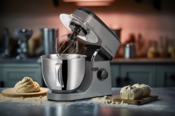 КУХОННЫЙ ПРОЦЕССОР ПЛАНЕТАРНЫЙ МИКСЕР 5 Л СЕНСОРНАЯ ПАНЕЛЬ ИДЕАЛЬНЫЙ ПОДАРОК ​​1800 Вт