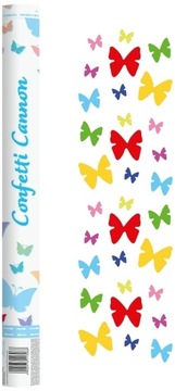 Конфетти-пусковая установка Змеиные украшения для вечеринок Конфетти-бабочки Трубки