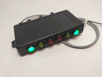 SHIFT LIGHT версия C2, большие светодиоды 6 шт, 3 канала