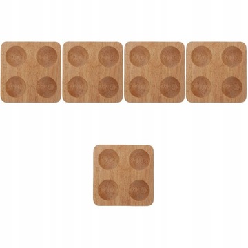 Деревянный лоток для яиц Deviled Holder Cup 5 шт.