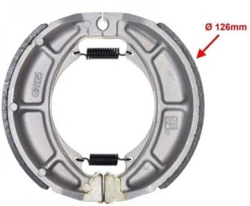 Колодки задние тормозные Junak 901 902 Romet Zetka