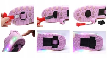 ОБУВЬ со светодиодной подсветкой, роликовые коньки USB.