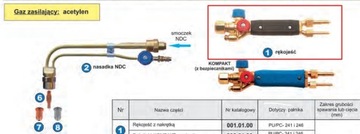 Горелка - НОВАЯ ручка ПУ-241 ПОМЕТ 001.01.00