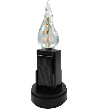 Wkład solarny do zniczy świeca do latarenek znicz solarny led żywy płomień