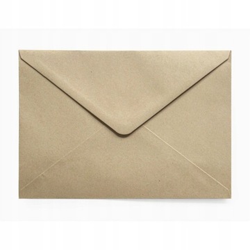 WYSYŁKOWE KOPERTY C5 OZDOBNE KOPERTY CIEMNOBEŻOWE