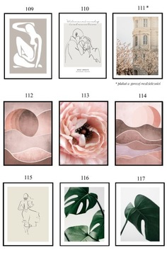 ПОСТЕР 50x70 ВЕСЕННЯЯ подборка из 100 ДИЗАЙНОВ eviero B2 цветы пейзажи природа бохо