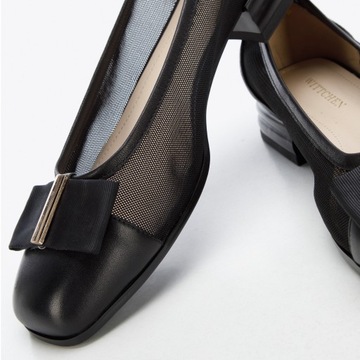 WITTCHEN прозрачные черные туфли