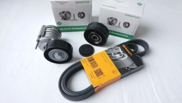 НАТЯЖИТЕЛЬ + РЕМНЯ + РОЛИК VW TRANSPORTER T5 2.0 TDI