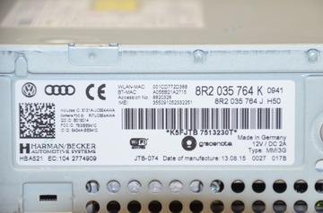 AUDI НАВИГАЦИЯ 8R2035764K 8R0919604A 4G0035061Q