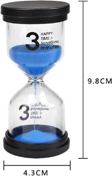 КРЕАТИВНЫЙ НАБОР «ПЕСОЧНЫЕ ЧАСЫ» НА ТАЙМИНГ 1/3/5/10/15/30 минут 6шт.