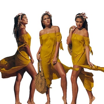 ДЛИННАЯ ПЛЯЖНАЯ ТУНИКА, ВОЗДУШНОЕ ПЛАТЬЕ МАКСИ, ЦВЕТА