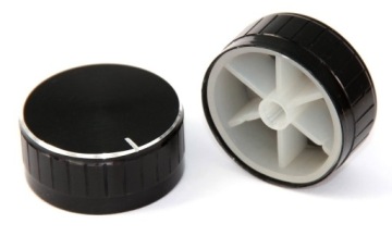 Gałka czarna do potencjometrów GCL40 40mm