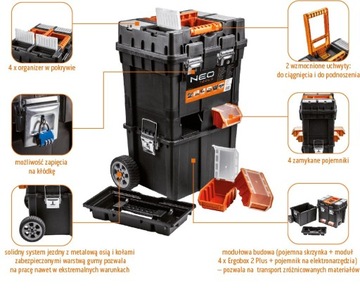 NEO 84-115 WARSZTAT mobilny SKRZYNKA narzędziowa