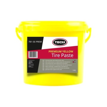 Pasta montażowa do opon Tech PREMIUM żółta 5kg