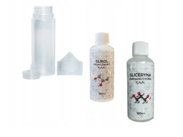 DV Zestaw glikol i gliceryna 200 ml BUTELKA GRATIS