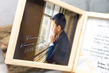 Спасибо вашим крестным родителям - коробочка для причастия