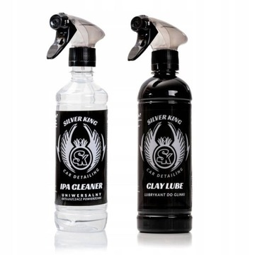 Лак для ногтей глина Смазка Ipa Перчатки из микрофибры Набор Silver King