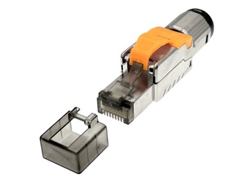 Wtyk RJ45 POE kat.8 STP 40GB beznarzędziowy POE++